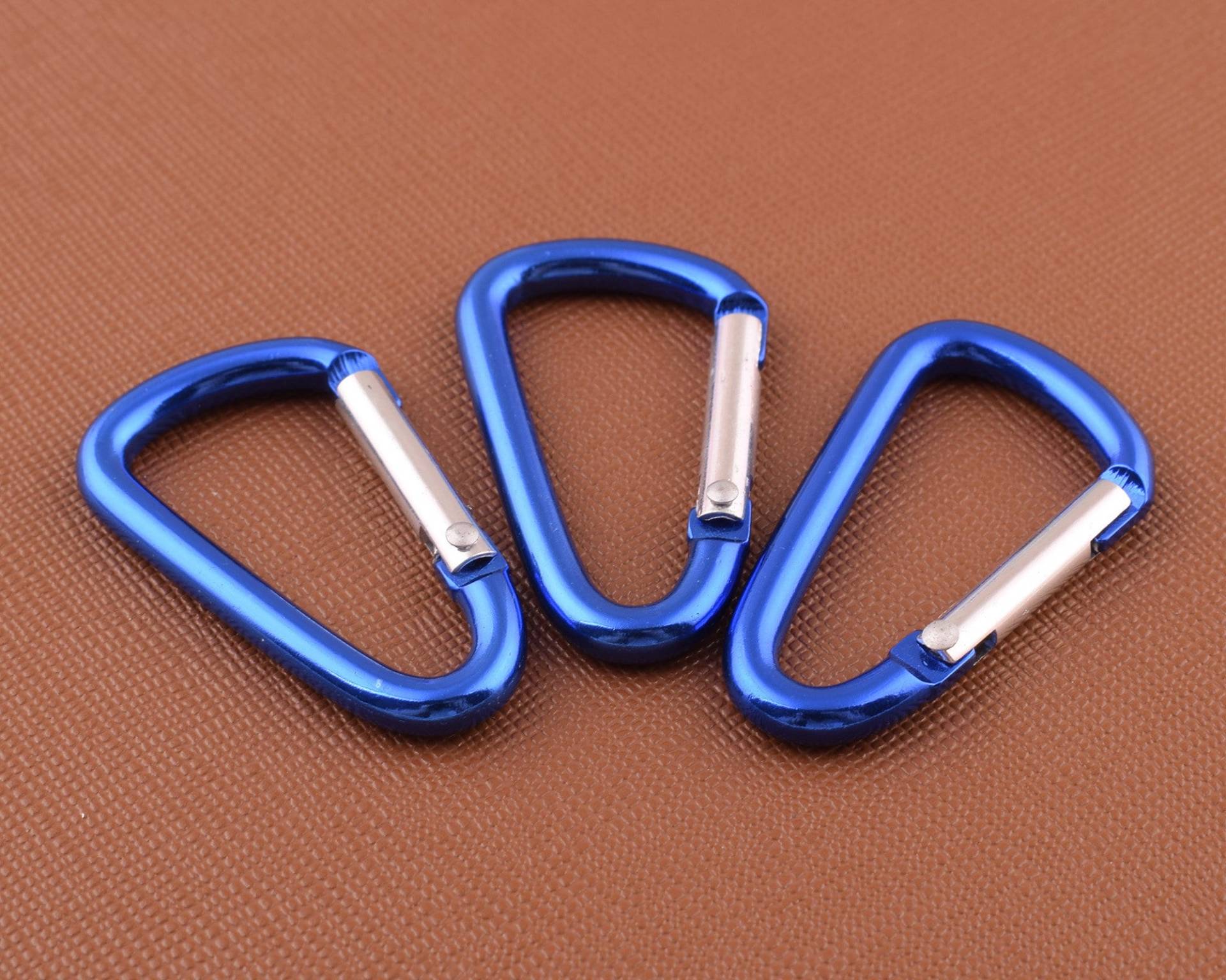 Schlüsselanhänger Aluminium Karabiner Haken Verschlüsse, Dunkelblau Camp Snap Clip Clips von 5AHachiHouses