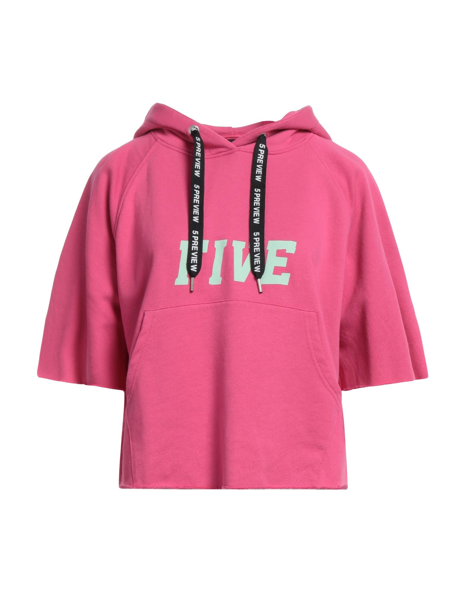 5PREVIEW Sweatshirt Damen Fuchsia von 5PREVIEW