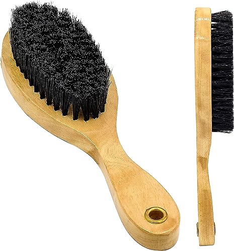Wildschweinborsten Haarbürste – Natürliche Holz Club Style Haarbürste – Styling Bartbürste für Männer & Frauen mit dünnem oder dickem Haar Wildschweinborsten Haarbürste – Natürliche Holz Club Style Haarbürste – Styling Bartbürste für Männer & Frauen mit dünnem oder dickem Haar von 5RIDGE