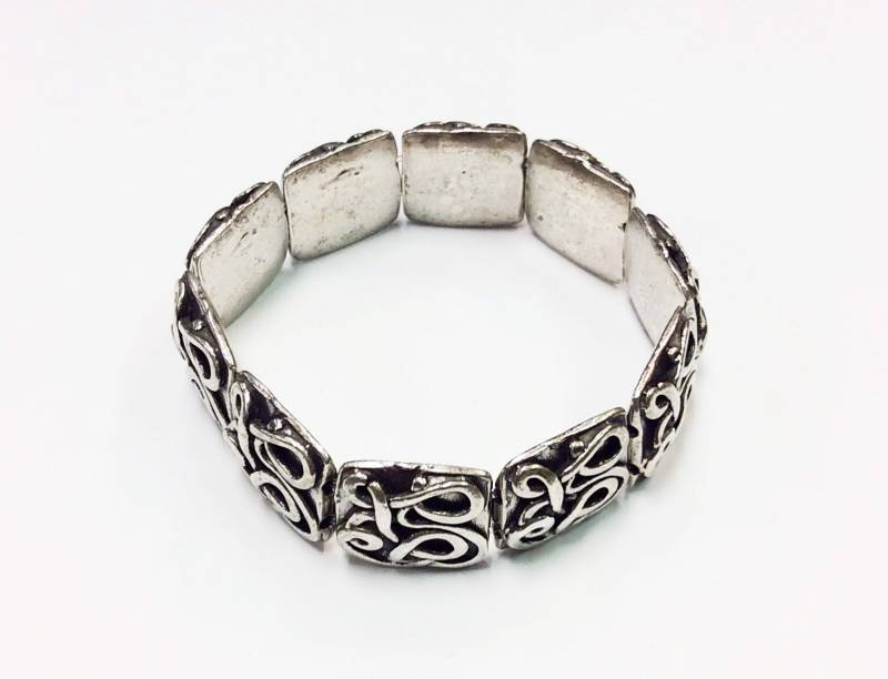 Vintage Schriftrolle Design Perlenarmband von 5goldenthings