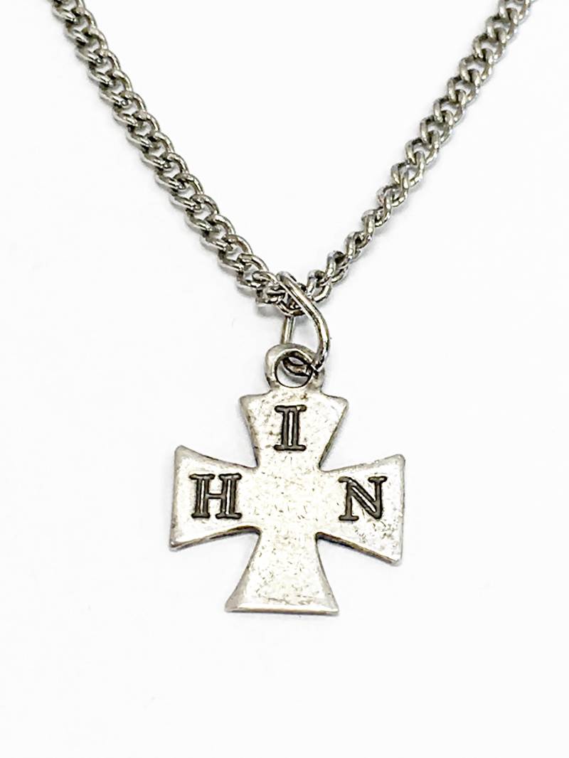 sterling Silber "In Seinem Namen" Religiöse Halskette von 5goldenthings