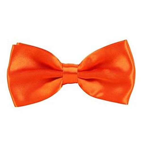 5starwarehouse® Herren Damen Fliege Einfarbig Muster Kostüm Hochzeit Krawatte Krawatte Krawatte, Orange, Einheitsgröße von 5starwarehouse
