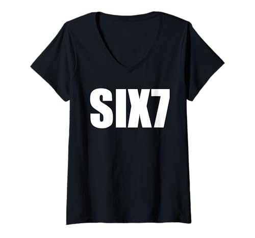 Damen 67 Six Seven 7endy 6 7endy 67 Meme Funny 6 7 T-Shirt mit V-Ausschnitt Damen 67 Six Seven 7endy 6 7endy 67 Meme Funny 6 7 T-Shirt mit V-Ausschnitt von 6 7 let's Get Sendy Trending Meme Men Women Kids