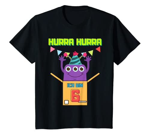 Kinder 6 Jahre 6. Geburtstag Monster Kindergeburtstag T-Shirt Kinder 6 Jahre 6. Geburtstag Monster Kindergeburtstag T-Shirt von 6 Jahre 6. Geburtstag Monster Kindergeburtstag