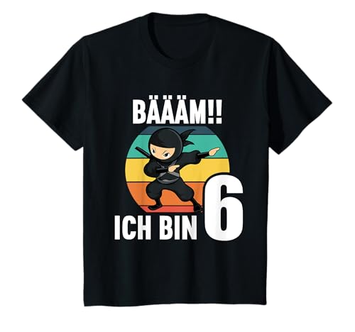 6 Jahre Junge Mädchen alt 6. Geburtstag Ninjas Ninja T-Shirt 6 Jahre Junge Mädchen alt 6. Geburtstag Ninjas Ninja T-Shirt von 6 Jahre Junge Mädchen 6. Geburtstag Ninja