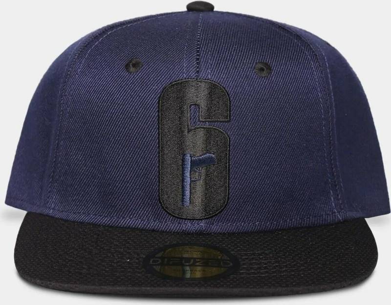 6 Siege Baseball Cap 6-Siege - Logo - Men's Snapback Cap Blue Neu Top von 6 Siege