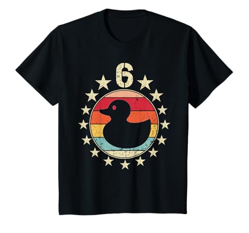 6. Geburtstag Ente 6 Jahre alt Ente Geburtstag Junge Mädchen T-Shirt 6. Geburtstag Ente 6 Jahre alt Ente Geburtstag Junge Mädchen T-Shirt von 6 Years Old Birthday Duck Lovers