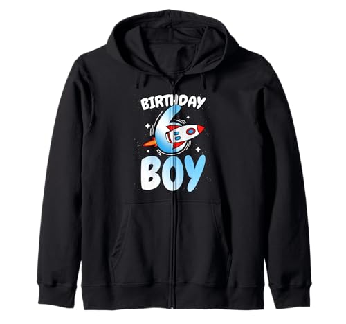 Geburtstag Boy 6. Geburtstag Astronaut Thema Kapuzenjacke Geburtstag Boy 6. Geburtstag Astronaut Thema Kapuzenjacke von 6. Geburtstag Astronaut Thema