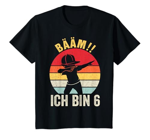 Dabbing Geburtstagsshirt 6 Jahre Jungs 6. Geburtstag T-Shirt von 6. Geburtstag Dabbing Jungs Geschenk-Ideen