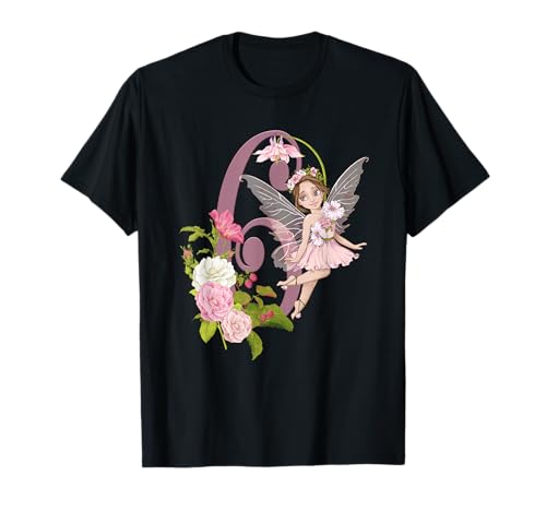 6. Geburtstag Fee Mädchen Pfirsich Fee Latina Feen T-Shirt 6. Geburtstag Fee Mädchen Pfirsich Fee Latina Feen T-Shirt von 6. Geburtstag T-Shirts NYC