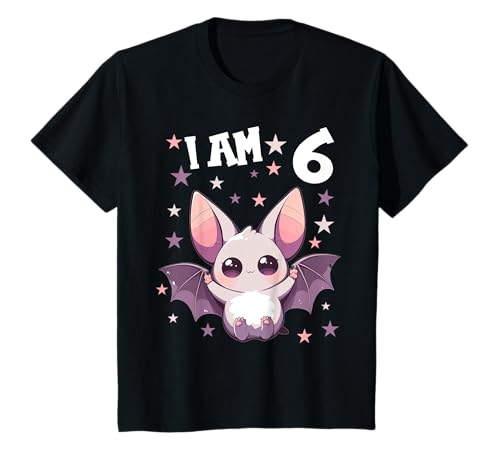 Kinder 6 Jahre alt Fledermäuse Fledermaus 6. Geburtstag T-Shirt Kinder 6 Jahre alt Fledermäuse Fledermaus 6. Geburtstag T-Shirt von 6.Geburtstag Fledermäuse Fledermaus Shop