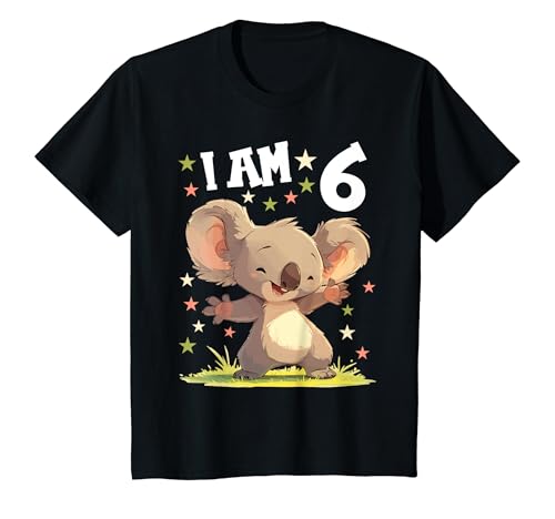 Kinder 6 Jahre alt Koalas Koala 6. Geburtstag T-Shirt von 6.Geburtstag Koalas Koala Shop