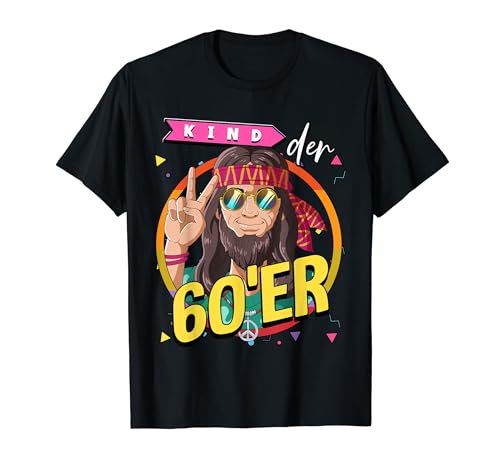 Kind der 60er Jahre Mann Kostüm T-Shirt von 60er Jahre Geschenke