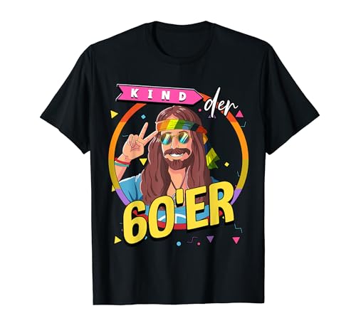 Kind der 60er Jahre Mann Kostüm T-Shirt von 60er Jahre Geschenke