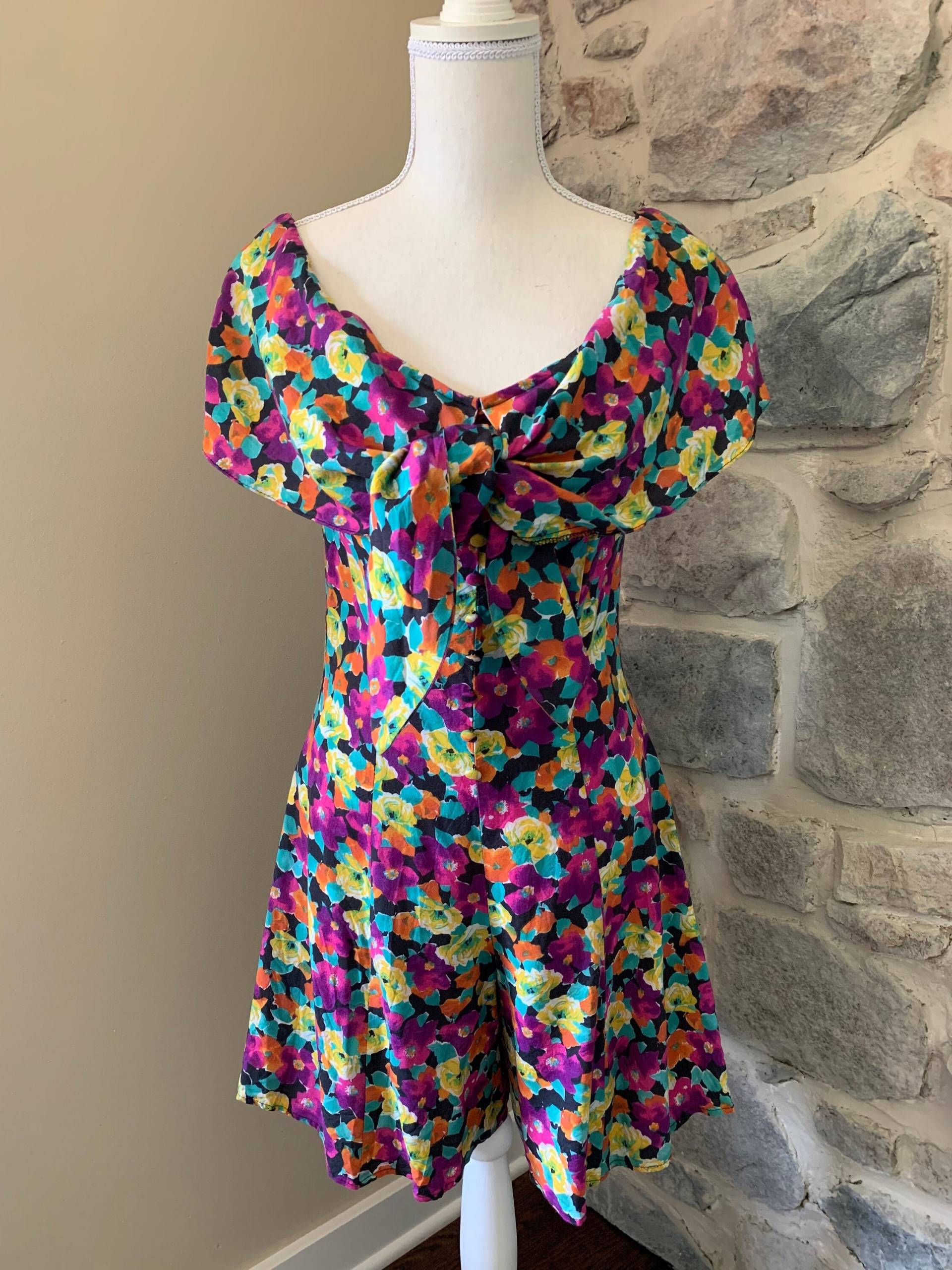 1970Er Vintage Damen Strampler Blumen von 630VintageCo