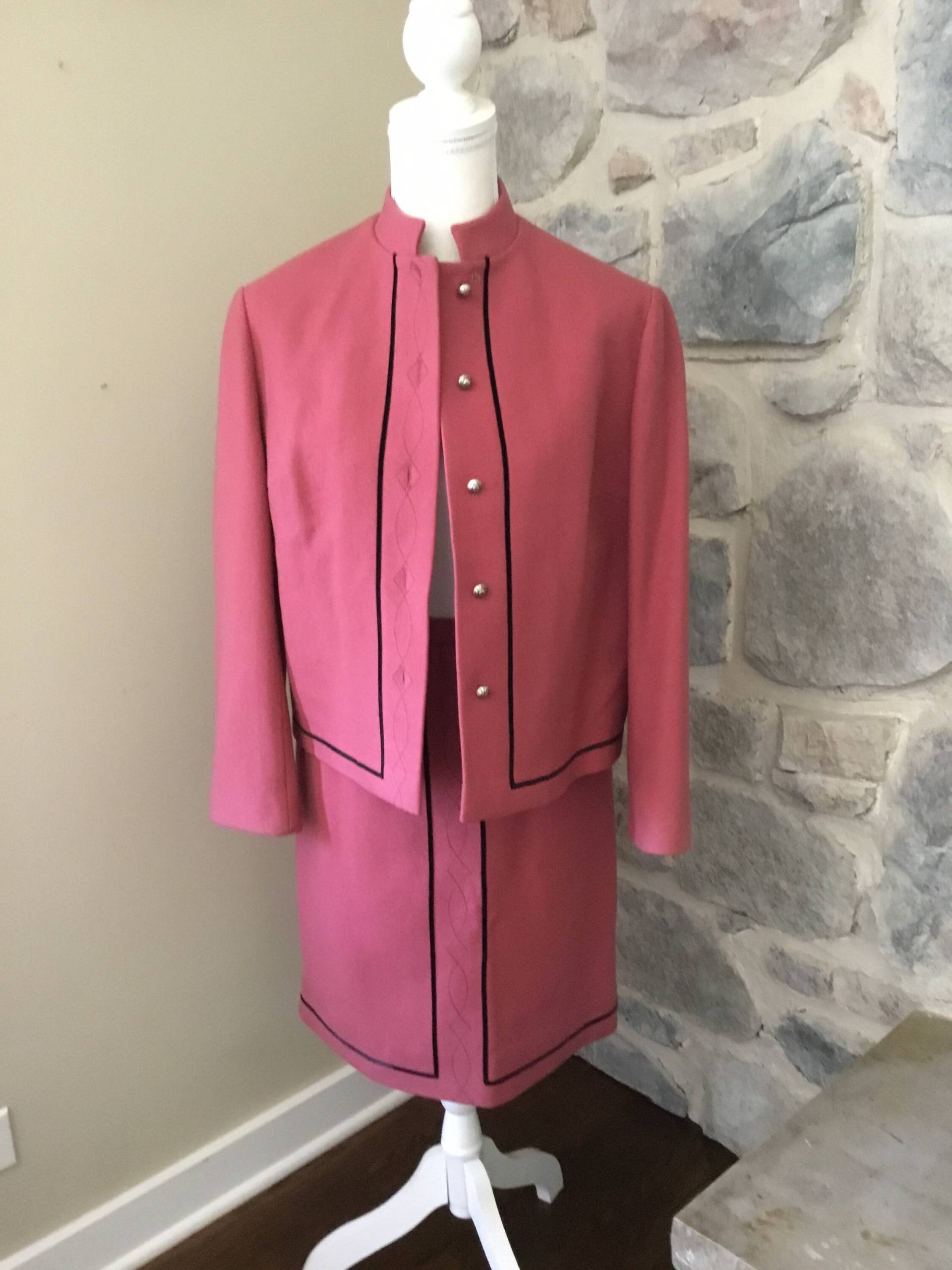 50Er Jahre Wiener Werkstätte Damen Blazer + Rock von 630VintageCo