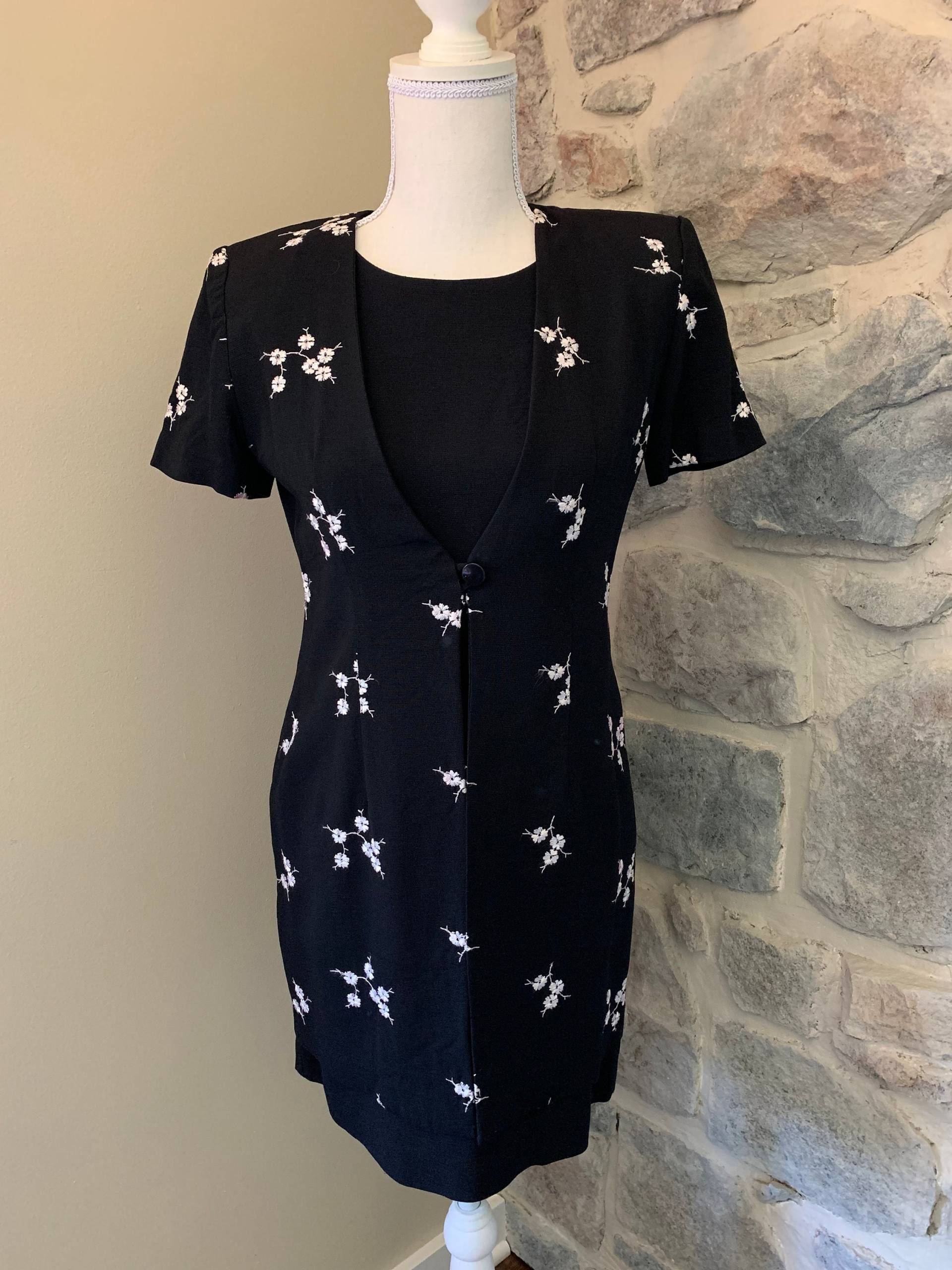 60Er Jahre Damen Zweiteiler Vintage Kleid 60Er Jahre Damen Zweiteiler Vintage Kleid von 630VintageCo