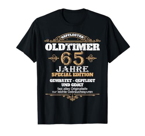 65 Geburtstag Mann 65 Jahre Oldtimer Männer 65er Papa Opa T-Shirt 65 Geburtstag Mann 65 Jahre Oldtimer Männer 65er Papa Opa T-Shirt von 65 Jahre Geburtstag 65er Geschenk Deko Designs