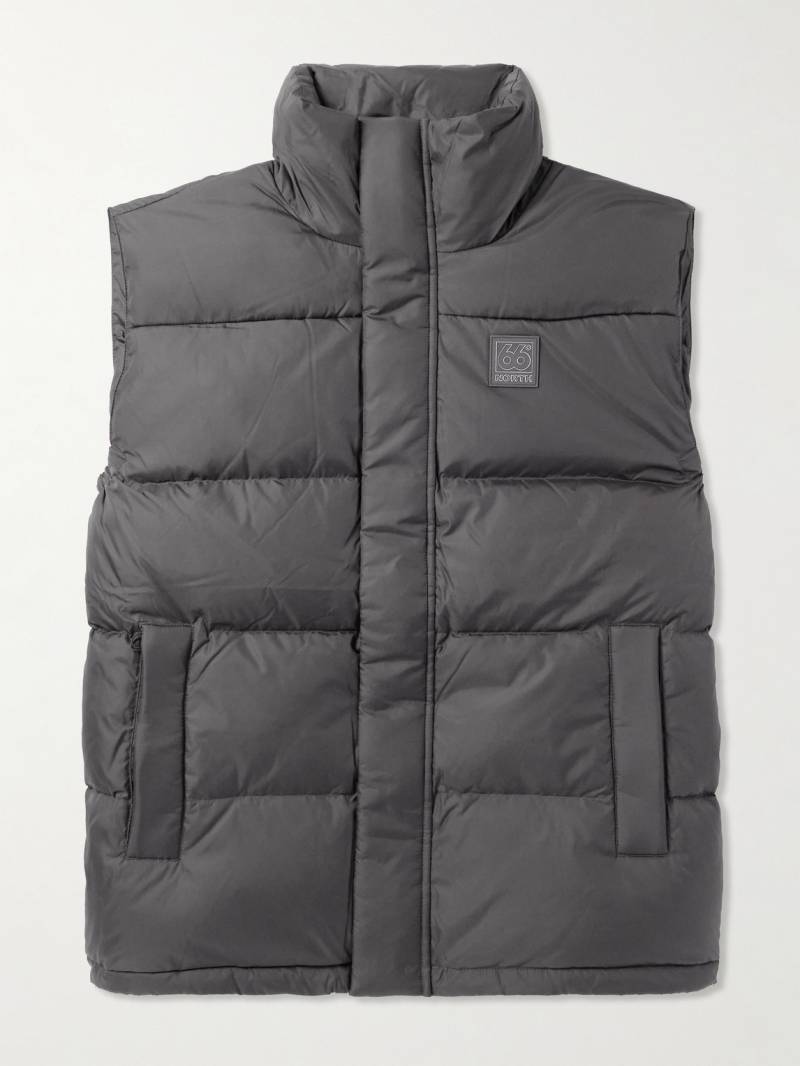 66 NORTH - Dyngja Logo-Appliquéd Quilted Shell Down Gilet - Men - Gray - S von 66 NORTH