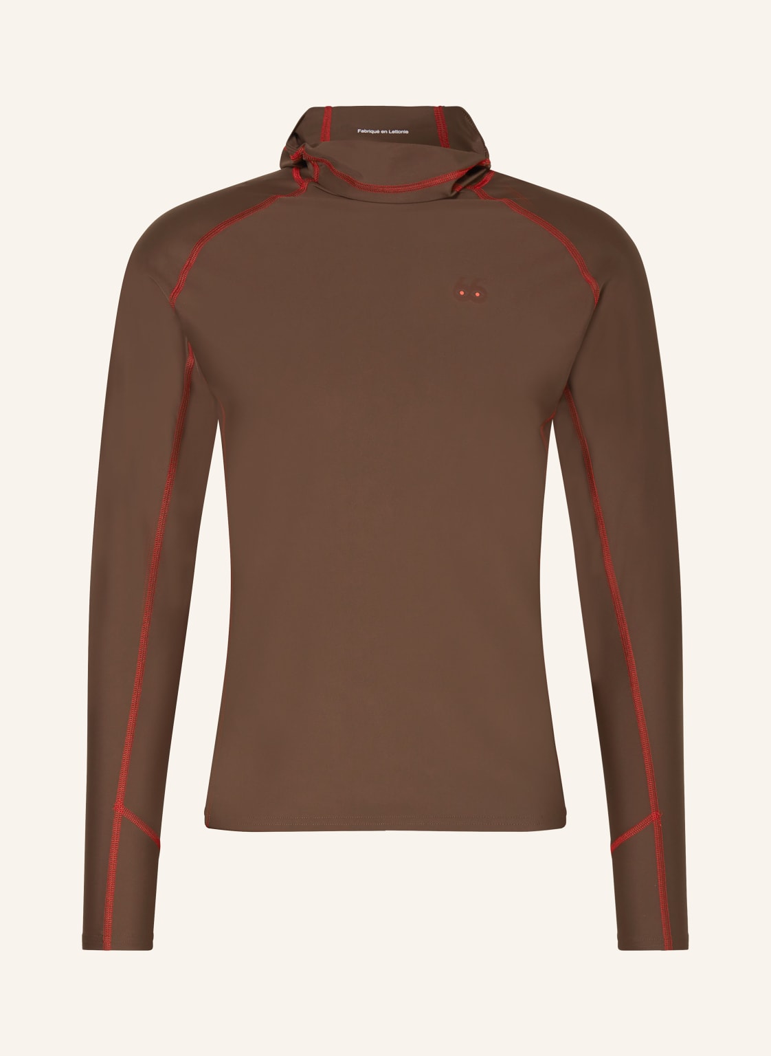 66°North Laufshirt Reykjavik Balaclava braun von 66°NORTH