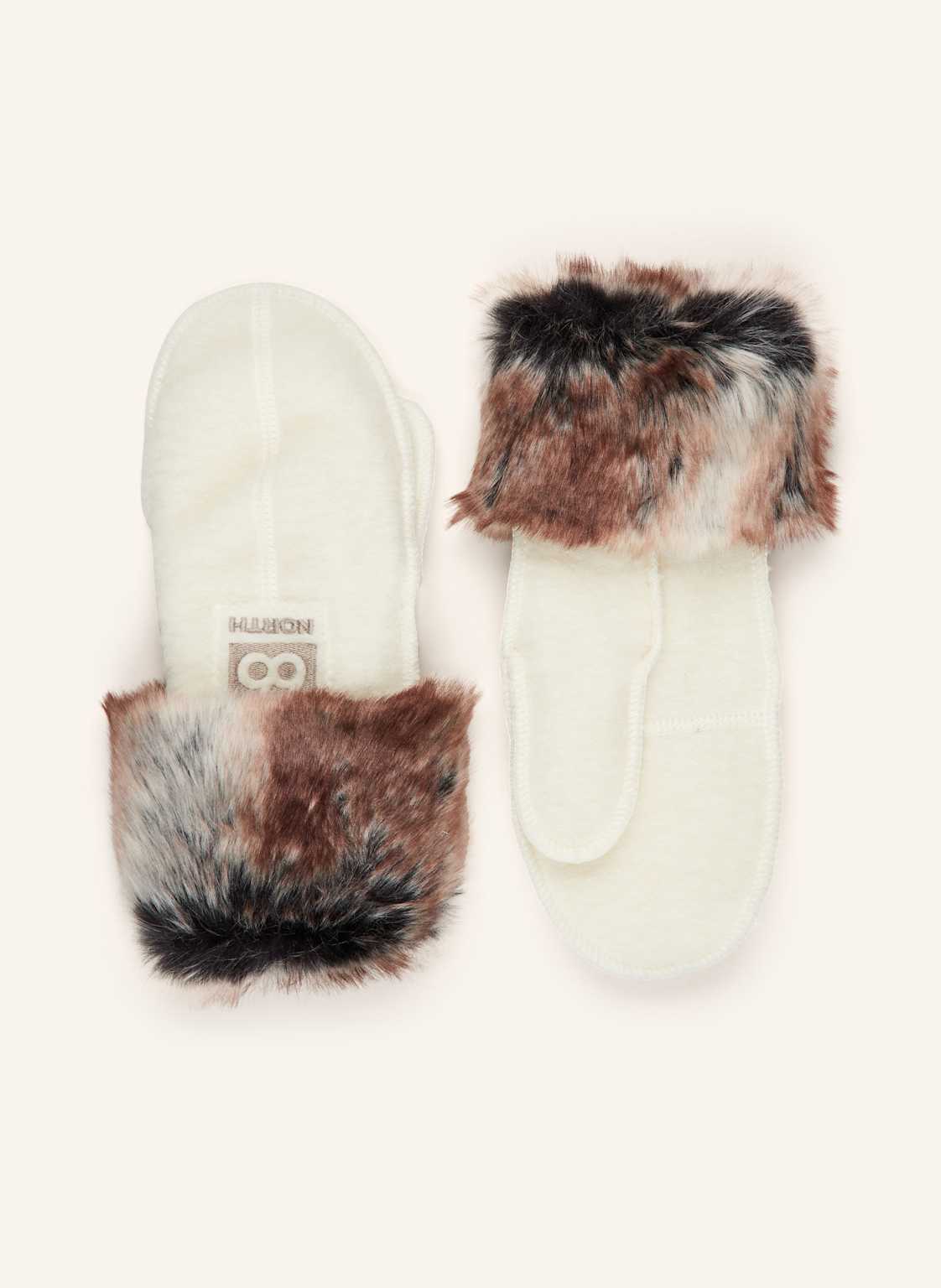66°North Multisport-Handschuhe Kaldi Arctic Mittens Mit Kunstpelz beige von 66°NORTH