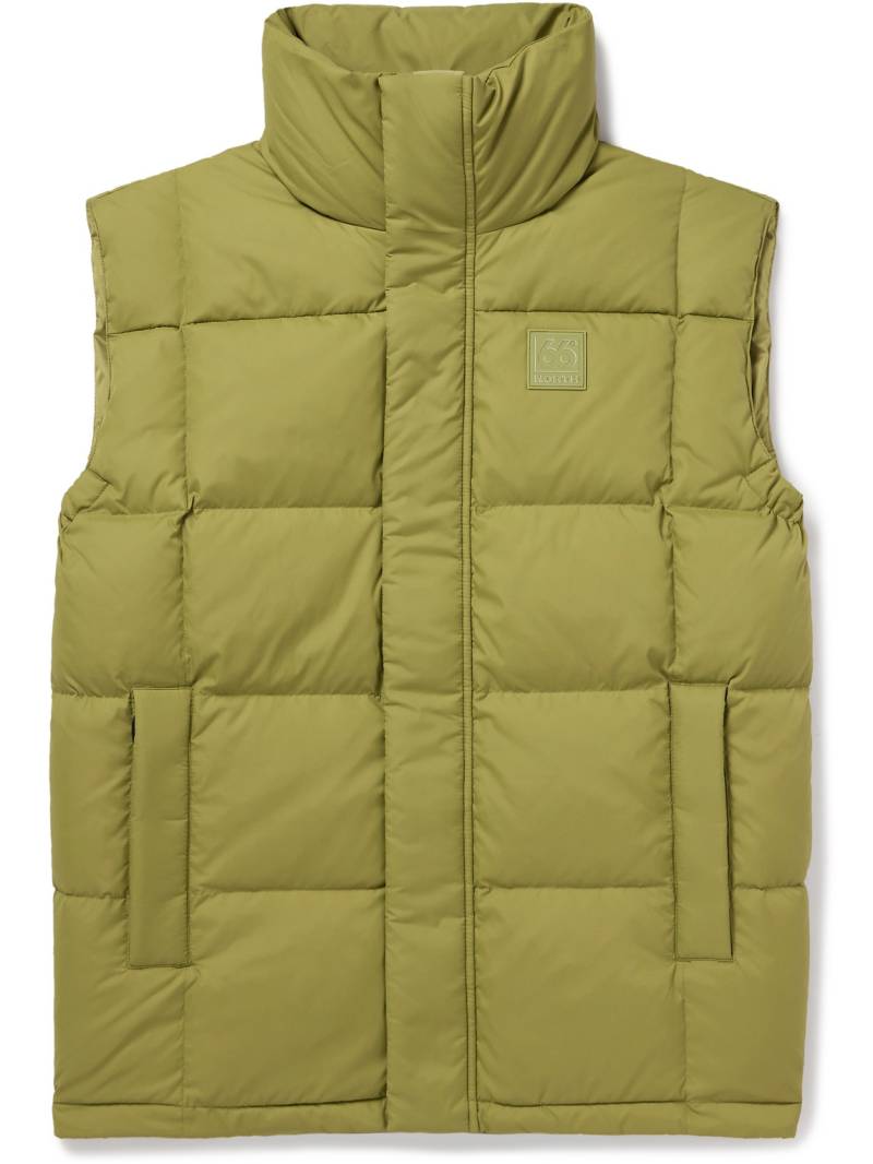 66 North - Dyngja Logo-Appliquéd Quilted Recycled-Shell Down Gilet - Men - Green - XL von 66 North