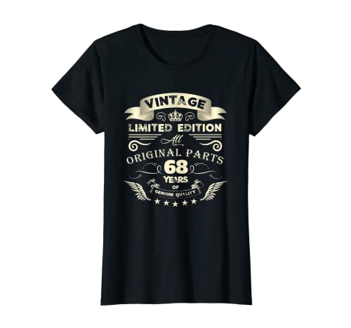 Damen Vintage 68. Geburtstag Shirts für Frauen 68 Jahre alt Geburtstag T-Shirt Damen Vintage 68. Geburtstag Shirts für Frauen 68 Jahre alt Geburtstag T-Shirt von 68 Year Old Vintage 68th Birthday Gifts for Women