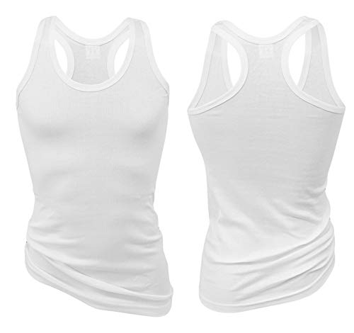 69fashion Herren Tank Top X-Form Muskelshirt (2er Pack) Stretch Ringershirt Unterhemd 70089, Gr. M von 69fashion