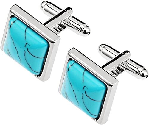 6hftuiiii Cufflinks Herren Klassische Edelstahl Manschettenknöpfe Synthetische Teer Kois Stein Manschettenknöpfe Herren Hemd Manschette Scufflinks Mode Damen Manschettenknopf von 6hftuiiii