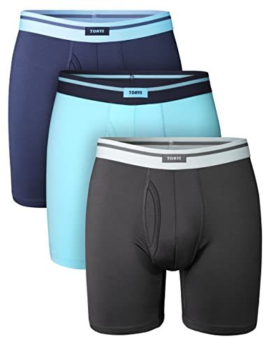 7 Days Herren Retro Longshorts mit Eingriff aus Microfaser mit Elasthan als 3er Pack oder 6er Pack 3er Pack M von 7 Days