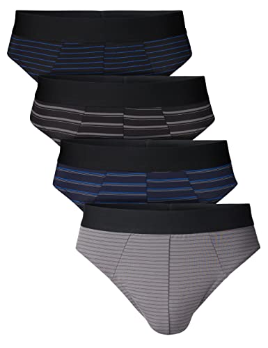 7 Days Herren Retro Slips 4er oder 8er Pack aus Microfaser mit Elasthan 4er Pack XXL von 7 Days