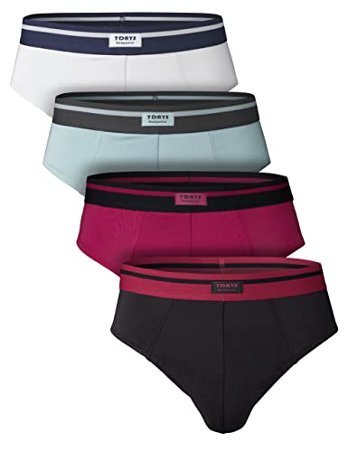 7 Days Herren Slips 4er der 8er Pack aus Microfaser mit Elasthan 4er Pack L 7 Days Herren Slips 4er der 8er Pack aus Microfaser mit Elasthan 4er Pack L von 7 Days