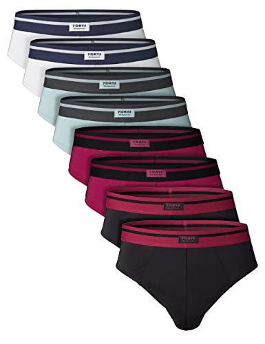7 Days Herren Slips 4er der 8er Pack aus Microfaser mit Elasthan 8er Pack XXL von 7 Days
