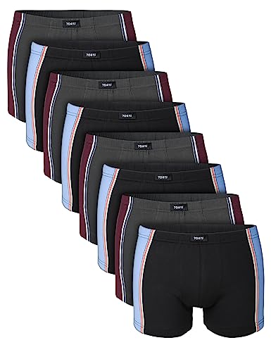 7Days 4er oder 8er Pack Herren Retro Shorts Boxershorts Unterhose Unterwäsche Baumwolle Elasthan L von 7 Days