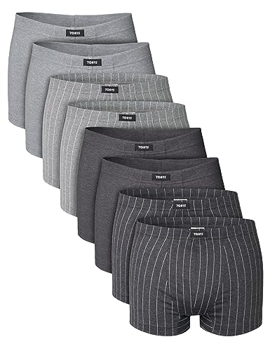 7Days 8er Pack Herren Retro Shorts Boxershorts Unterhose Unterwäsche Baumwolle Elasthan XL von 7 Days