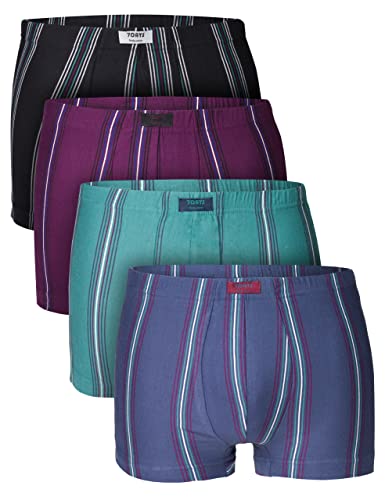 7 Days Herren Retro Short 4er oder 8er Pack aus Baumwolle mit Elasthan 4er Pack XXL von 7 Days