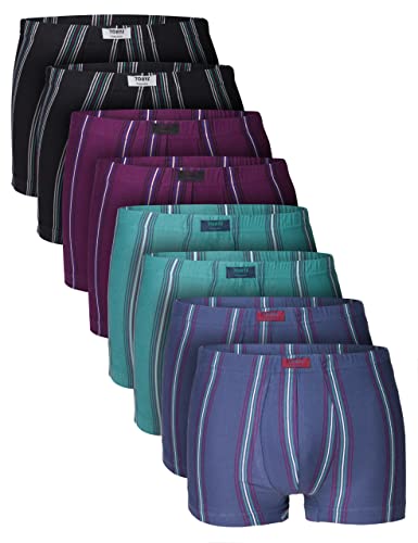 7 Days Herren Retro Short 4er oder 8er Pack aus Baumwolle mit Elasthan 8er Pack XL von 7 Days