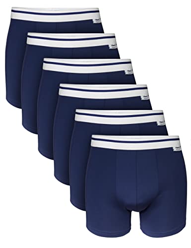 7Days Herren Retro Short Marine 3er oder 6er Pack aus Microfaser mit Elasthan XL 6er Pack von 7 Days