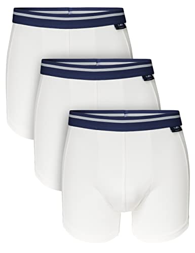 7Days Herren Retro Short weiß 3er oder 6er Pack aus Microfaser mit Elasthan XXL 3er Pack von 7 Days