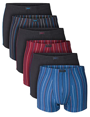 7Days Herren Retro Shorts 6er oder 12er Pack aus Baumwolle mit Elasthan 6er Pack XL von 7 Days