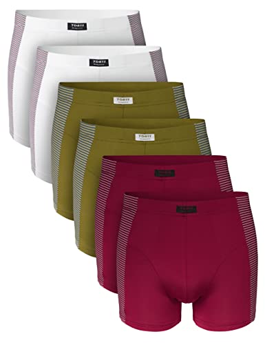 7 Days Herren Retro Shorts aus Microfaser 3er oder 6er Pack M 6er Pack von 7 Days