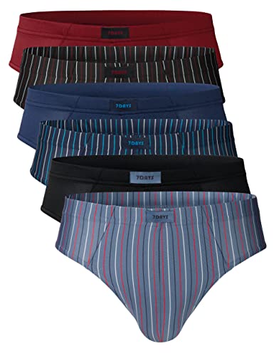 7 Days Herren Slip klassisch als 6er oder 12er Pack aus Microfaser mit Elasthan 6er Pack M von 7 Days