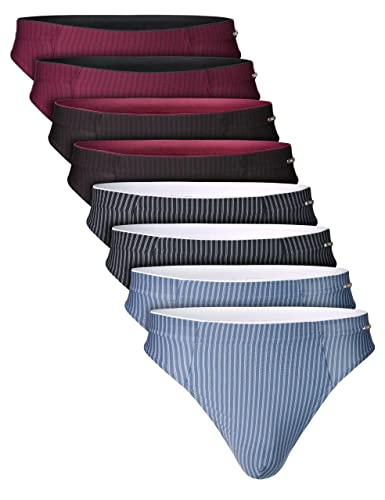 7Days Herren String Slip 4er oder 8er Pack gestreift aus Mikrofaser mit Elasthan 8er Pack XL 7Days Herren String Slip 4er oder 8er Pack gestreift aus Mikrofaser mit Elasthan 8er Pack XL von 7 Days