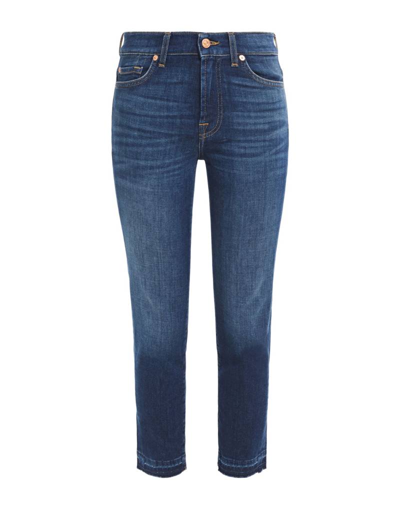 7 FOR ALL MANKIND Cropped Jeans Damen Blau von 7 FOR ALL MANKIND