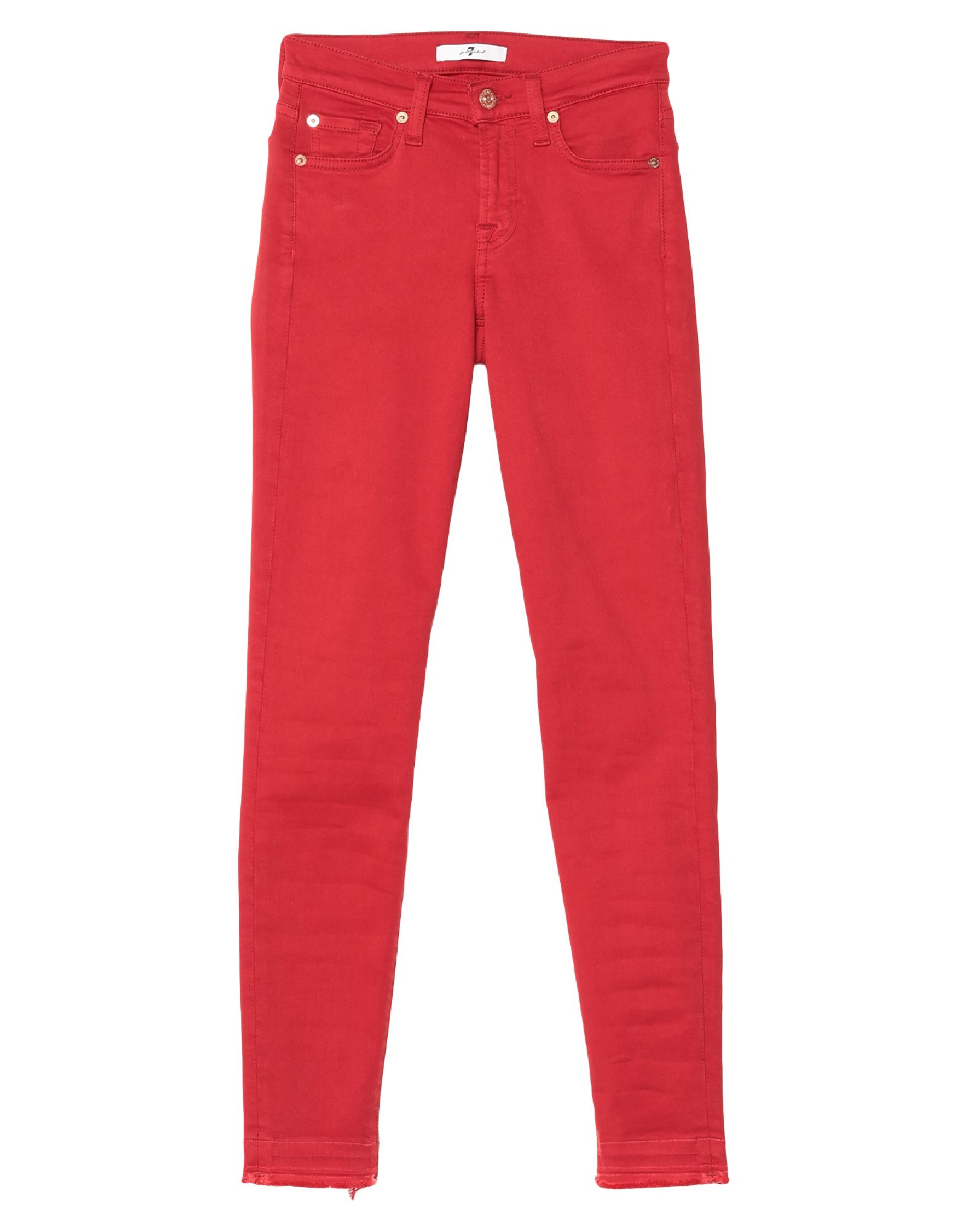 7 FOR ALL MANKIND Hose Damen Rot von 7 FOR ALL MANKIND