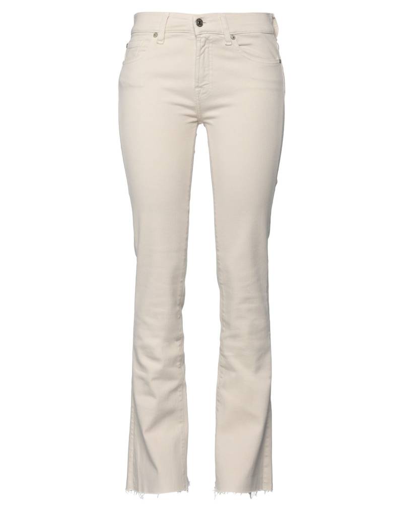 7 FOR ALL MANKIND Jeanshose Damen Beige von 7 FOR ALL MANKIND