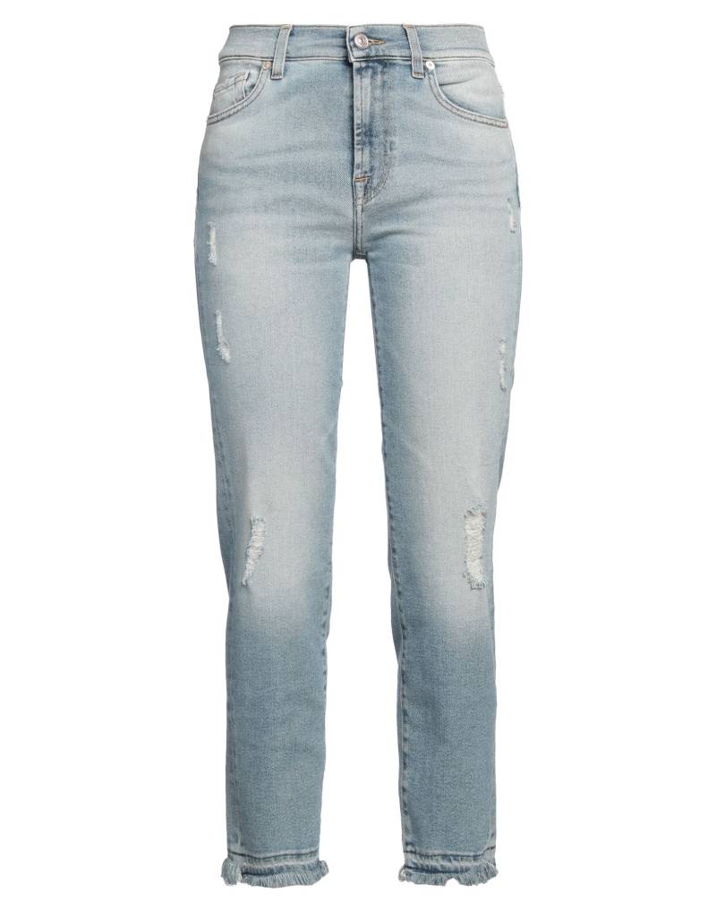 7 FOR ALL MANKIND Jeanshose Damen Blau von 7 FOR ALL MANKIND