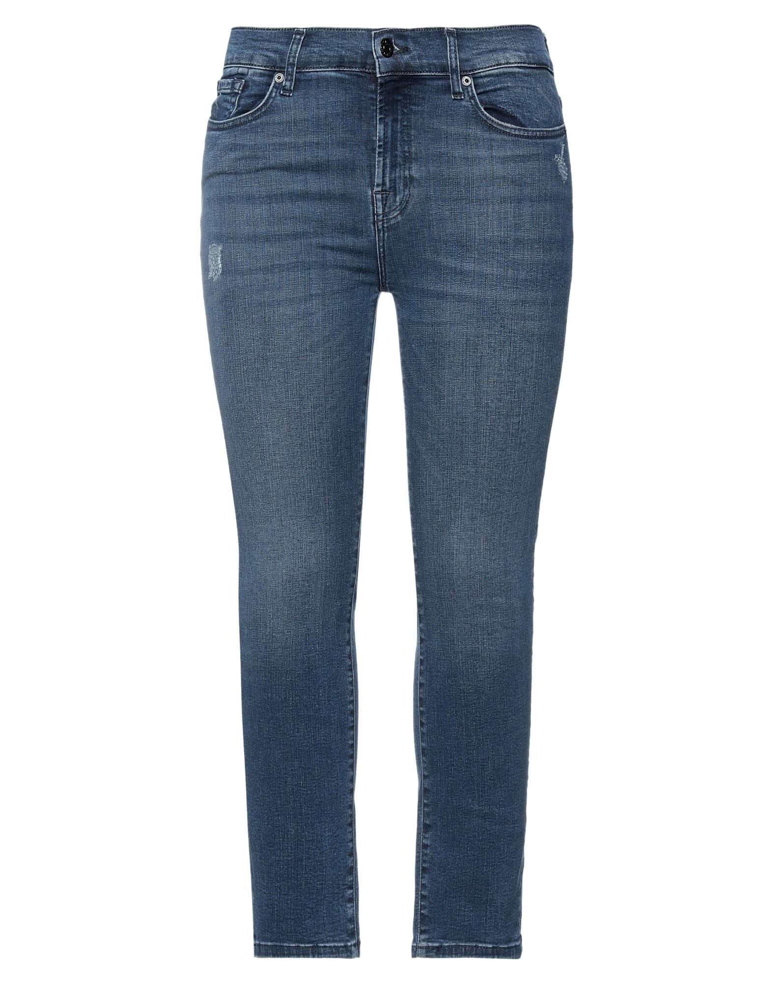 7 FOR ALL MANKIND Jeanshose Damen Blau 7 FOR ALL MANKIND Jeanshose Damen Blau von 7 FOR ALL MANKIND