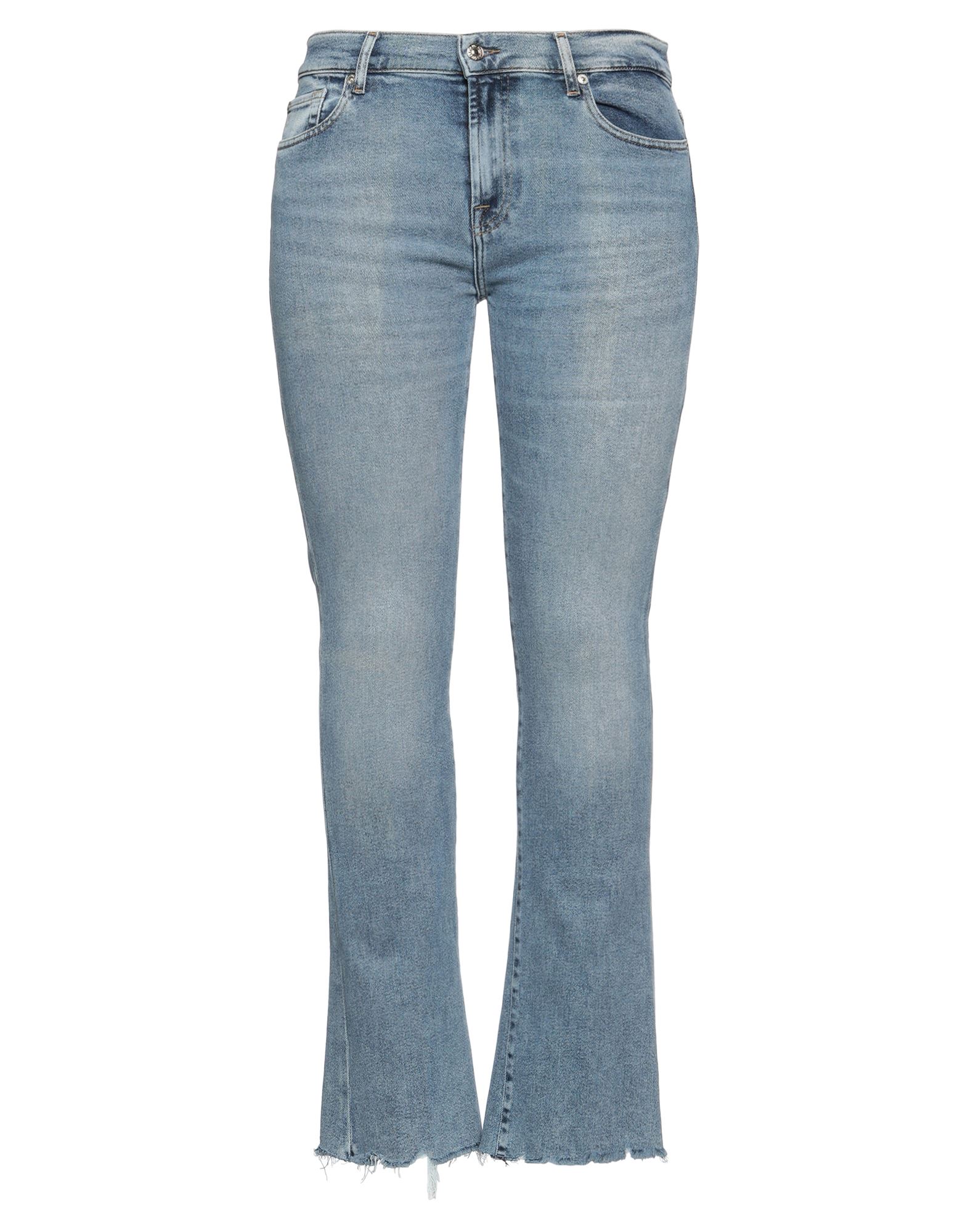 7 FOR ALL MANKIND Jeanshose Damen Blau 7 FOR ALL MANKIND Jeanshose Damen Blau von 7 FOR ALL MANKIND