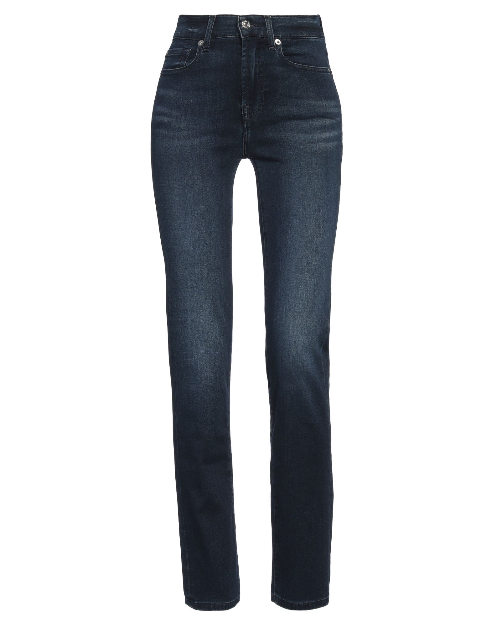 7 FOR ALL MANKIND Jeanshose Damen Blau 7 FOR ALL MANKIND Jeanshose Damen Blau von 7 FOR ALL MANKIND